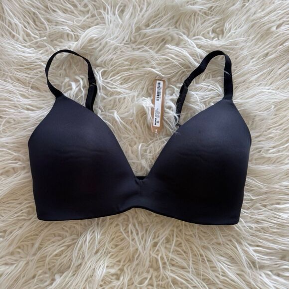 Skims Wireless Form T-shirt Bra Onyx Size 34DD - Picture 1 of 7